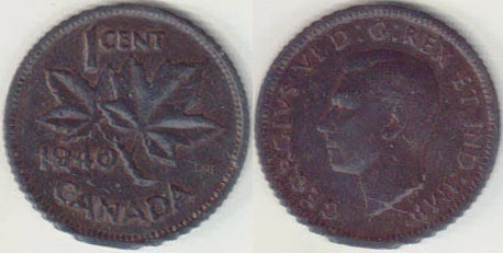 1940 Canada 1 Cent
